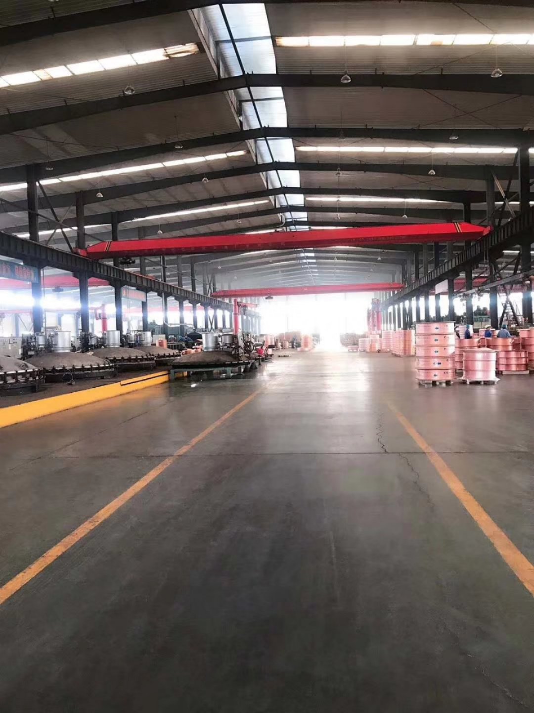 銅管生產(chǎn)現場(chǎng)-盤(pán)管退火、包裝區